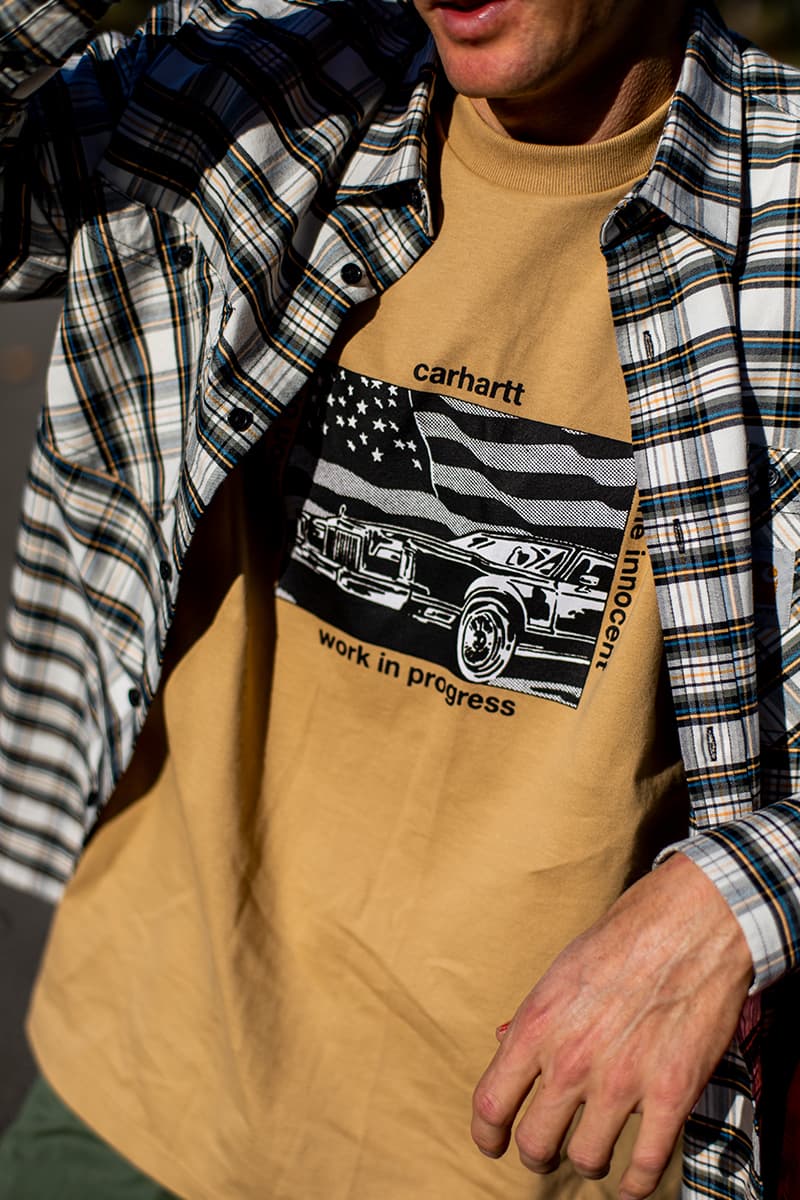 Carhartt WIP Haven collaboration collection lookbook ss23 spring summer josh pall tanner burzinski jackie michel Solander shirt Manu Jacket Detroit march 16 release info date price