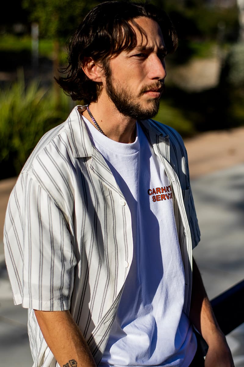 Carhartt WIP Haven collaboration collection lookbook ss23 spring summer josh pall tanner burzinski jackie michel Solander shirt Manu Jacket Detroit march 16 release info date price