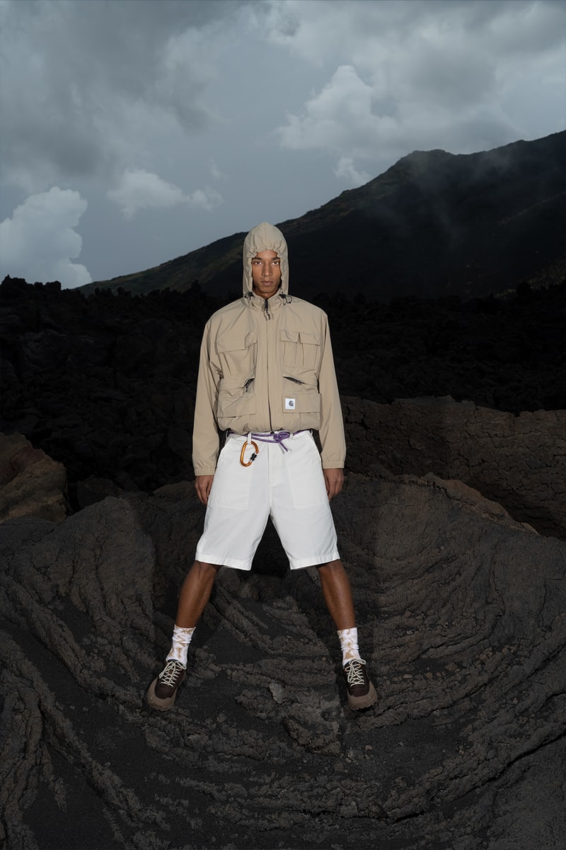 Carhartt WIP SS23 Trail Is for All the Nature Lovers lookbook release info campaign sweaters chore jackets basics