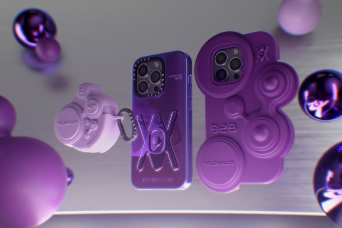 Casetify Daniel Arsham Studio nebula 928 accessory phone case aipods release info date price purple 