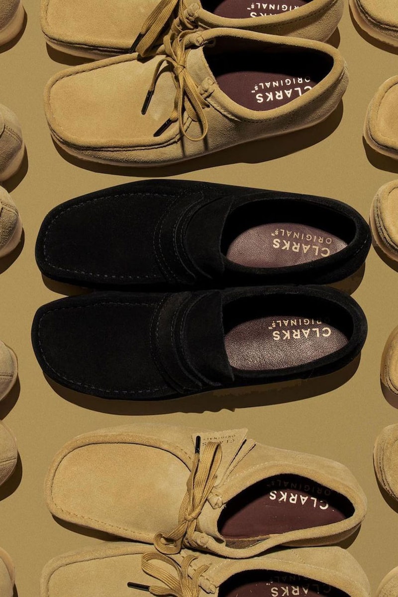 Clarks Originals Wallabee Loafer Silhouette Shoes Sneakers Footwear Fashion Contemporary Beige Black UK England Japan