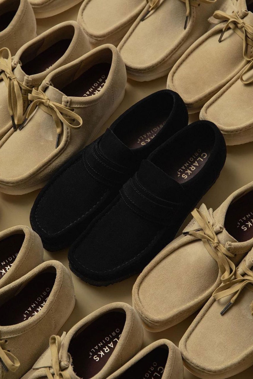Clarks Originals Wallabee Loafer Silhouette Shoes Sneakers Footwear Fashion Contemporary Beige Black UK England Japan