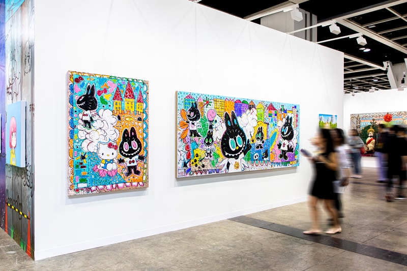 Closer Look at the Galleries Exhibited During Art Basel Hong Kong 2023 Kaikaikiki - 1B07 Hauser & Wirth - 1B15 Hakgojae - 1B16 Mizuma - 1B31 David Zwirner - 1C15 Victoria Miro - 1C21 STPI - 1D02 Pearl Lam - 1D07 Perrotin - 1D13 Pace Gallery -1D14 Yavuz - 1D18 Richard Koh - 1D25 Tang Contemporary Art - 3C16 NANZUKA - 3D14 Union Pacific London - 3D22 Tang Contemporary Art - 3C16 Additional booths to highlight: De Sarthe Wang Jia Jia 1B09 Soka art Hashizume Yuya  1b10 Gajah 1b12 Gagosian 1C15 Gladstone gallery 1D09 Steohen friedman gallery -David Shrigley 3C12 Almine Rech gallery - Kenny Scharf / Roby DWI Antono 3D13 Alice Wang 3D19