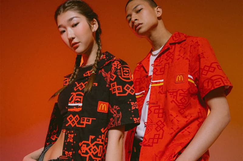 Clot McDonalds Meal Apparel Collaboration china menswear womenswear burger chicken mcspicy