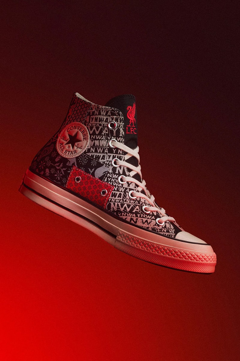 Liverpool Football Club Converse Footwear Collaboration Chuck 70 Premier League Champions League LeBron James Sports