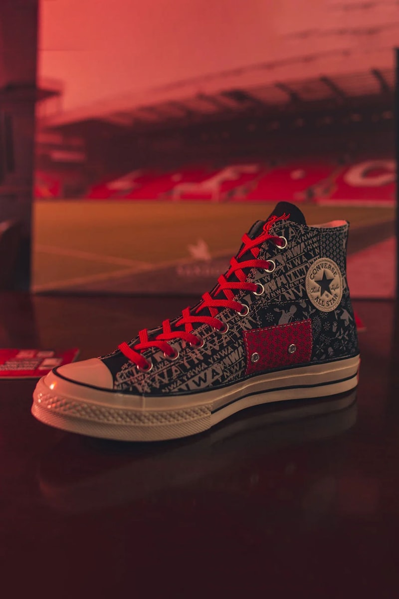 Liverpool Football Club Converse Footwear Collaboration Chuck 70 Premier League Champions League LeBron James Sports