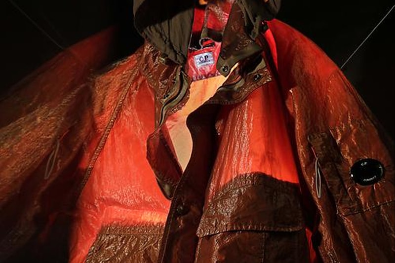 CP Company Kan-D K clear a chronic nylon dyed yarn turqoise bright orange military greeen detachable hood release info date price