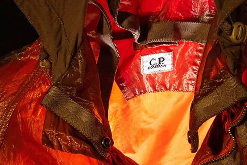 CP Company Kan-D K clear a chronic nylon dyed yarn turqoise bright orange military greeen detachable hood release info date price