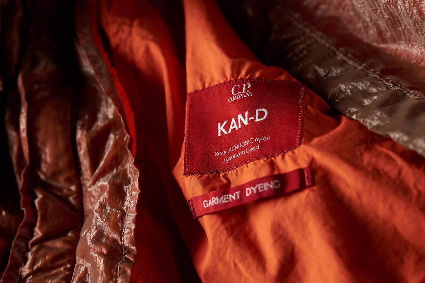 CP Company Kan-D K clear a chronic nylon dyed yarn turqoise bright orange military greeen detachable hood release info date price