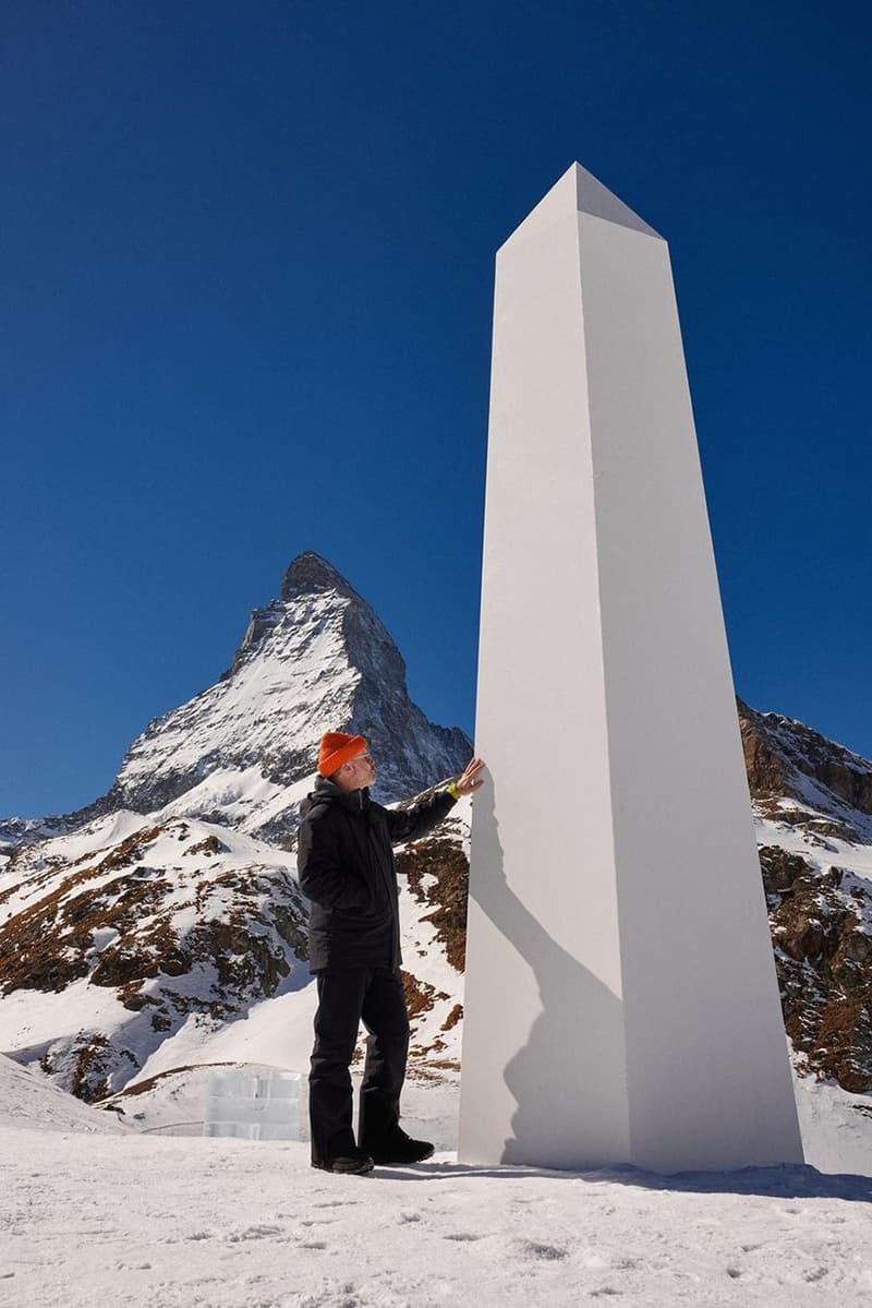 daniel arsham hublot snow sundial matterhorn zermatt switzerland