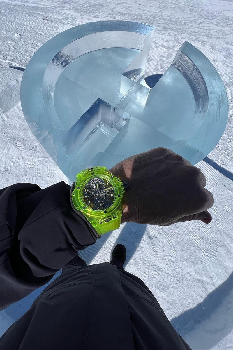 daniel arsham hublot snow sundial matterhorn zermatt switzerland 