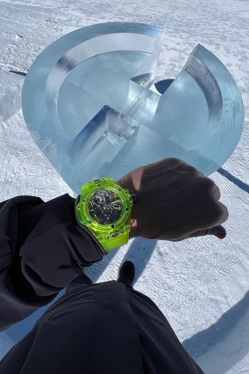 daniel arsham hublot snow sundial matterhorn zermatt switzerland