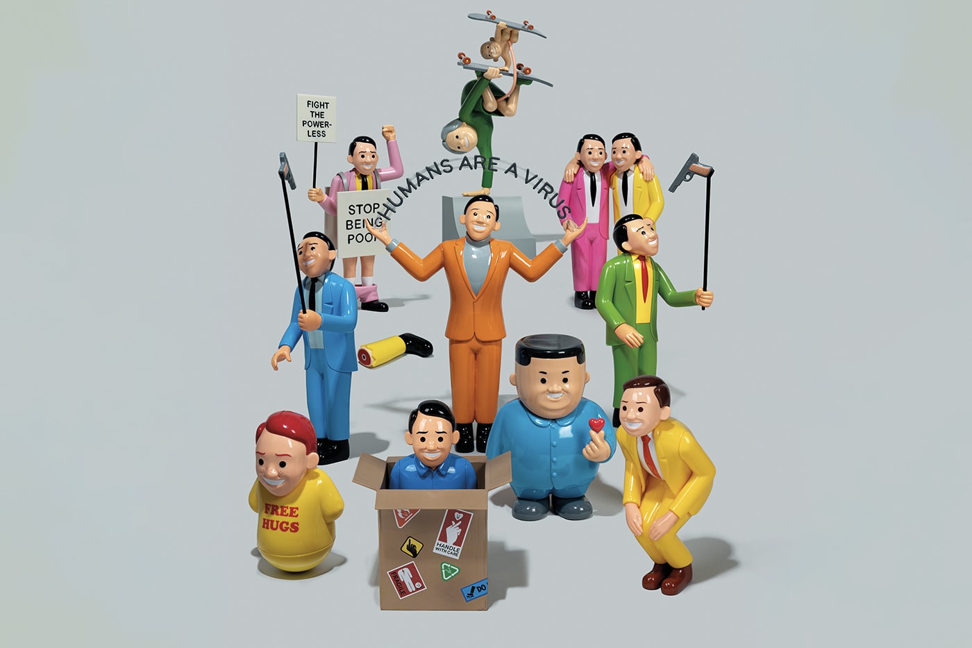 AllRightsReserved Joan Cornellà "Humans Are a Virus" 10th Collaboration Release Info DDT Store