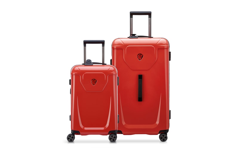Peugeot Voyages Luggage Collection Closer Look trunk carry on suitcase duffle bag back pack red black white navy green yellow