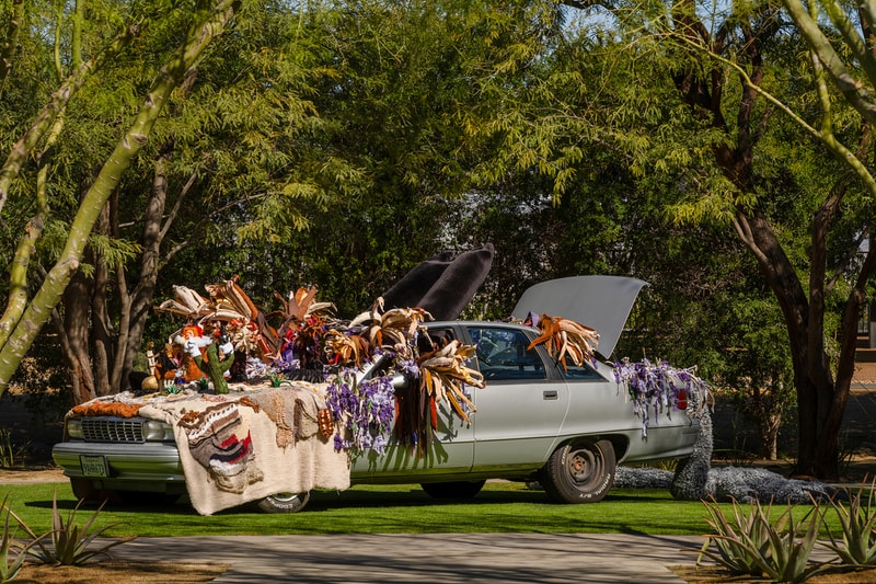 Desert X Scatters Captivating Installations Across Coachella Valley Rana Begum Lauren Bon and Metabolic Studio Gerald Clarke Paloma Contreras Lomas Torkwase Dyson Mario Garcia Torres Hylozoic/Desires Matt Johnson Tyre Nichols Tschabalala Self artists desert location info