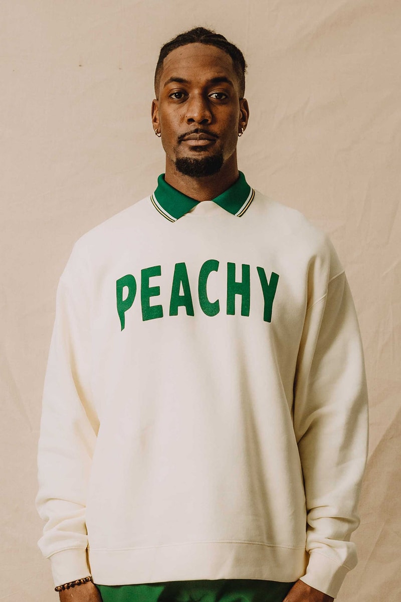 devereux golf peachy collection augusta georgia masters tournament green yellow shirts cardigan polo hat accessories