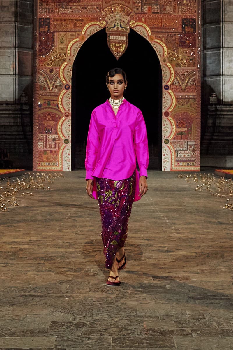 Dior Fall 2023 Collection Mumbai India Maria Grazia Chiuri