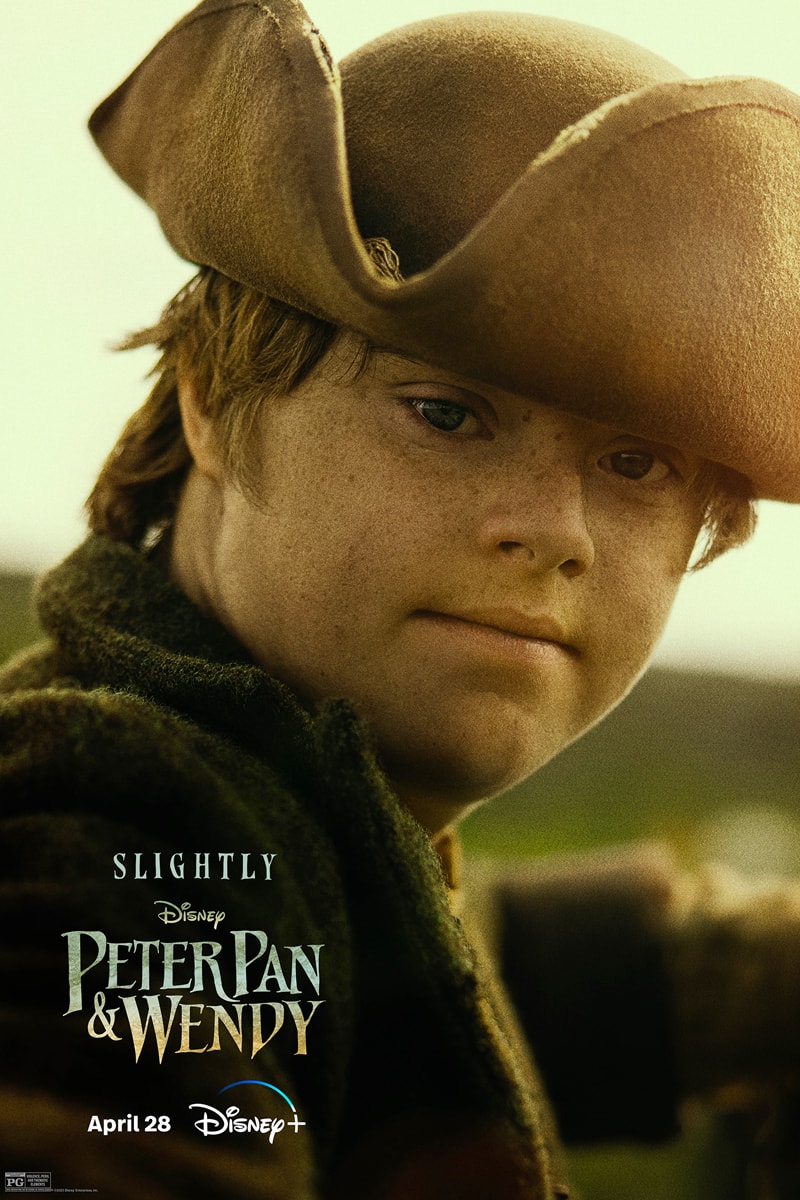 Disney+ Gives First Look at Live-Action 'Peter Pan and Wendy' Through Film Posters captain hook alexander moloney jude law milla jovovich