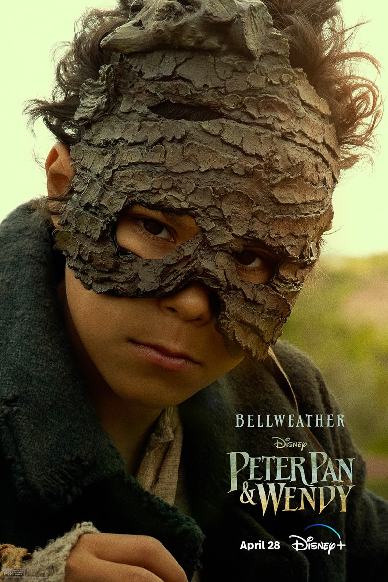 Disney+ Gives First Look at Live-Action 'Peter Pan and Wendy' Through Film Posters captain hook alexander moloney jude law milla jovovich
