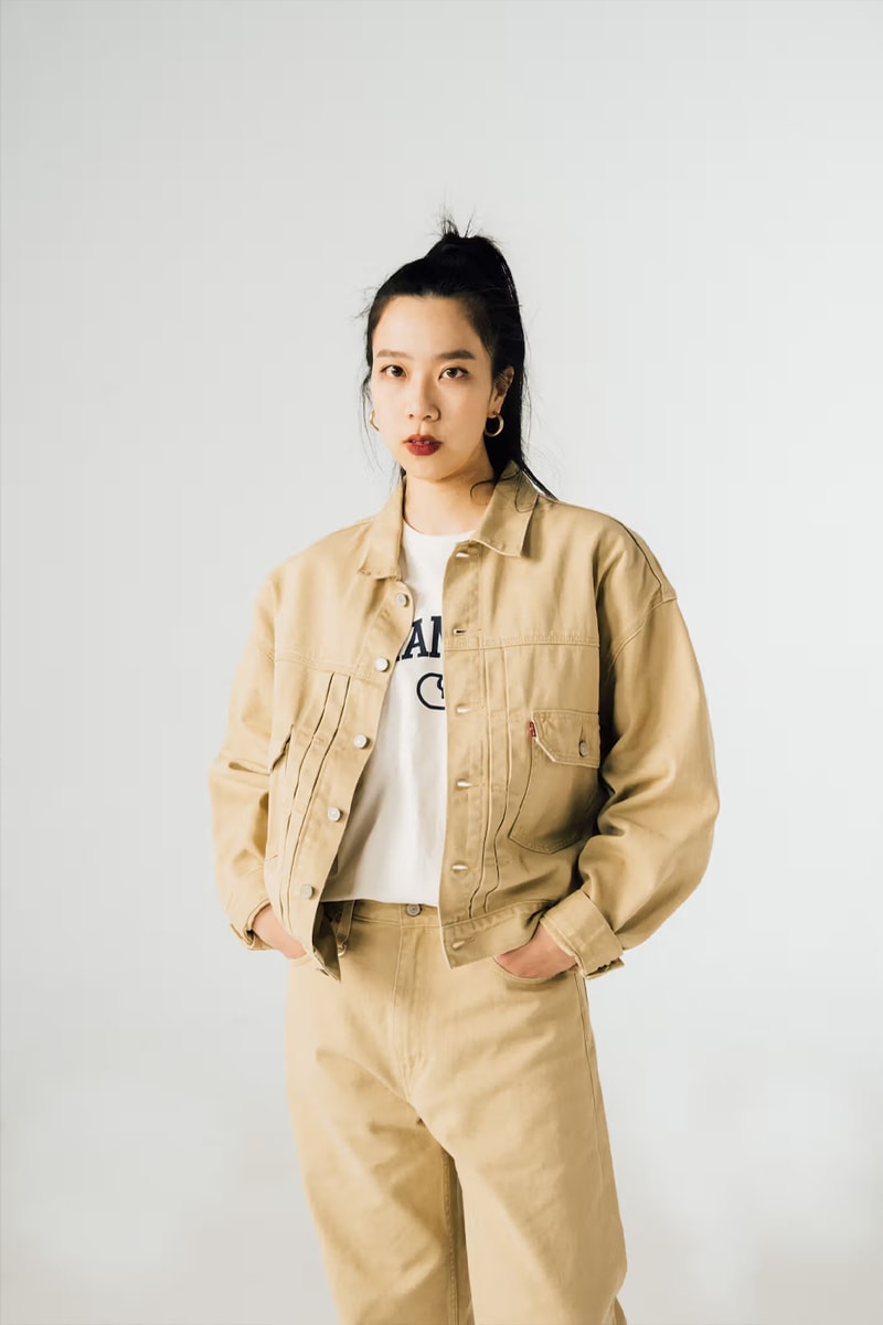 DOE Levis collaboration denim romantic shanghai type II trucker jacket baggy jeans 5 pkt release info date price