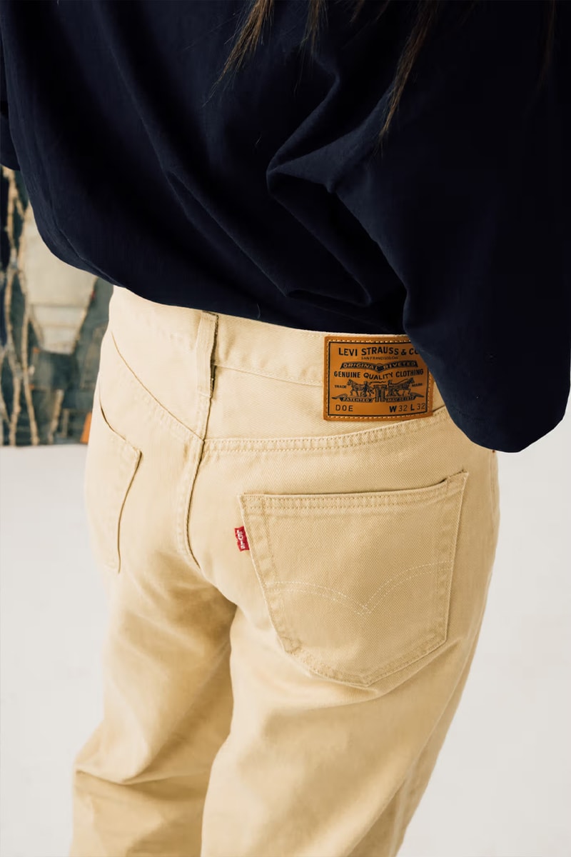 DOE Levis collaboration denim romantic shanghai type II trucker jacket baggy jeans 5 pkt release info date price