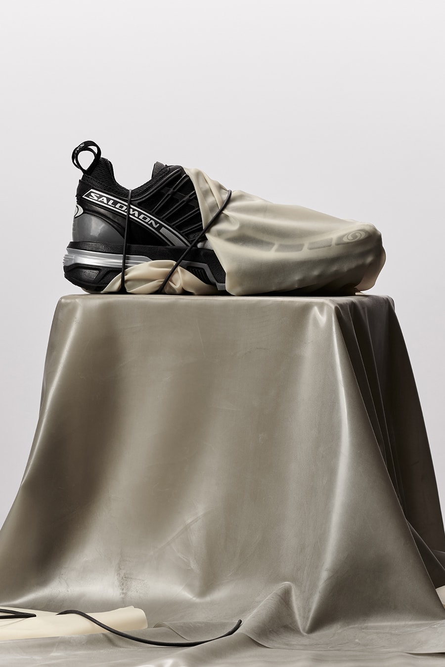 Dover Street Market Salomon ACS Pro Advanced Black Quiet Shade Metallic Silver Vanilla Ice Collaboration Sneakers Release Information
