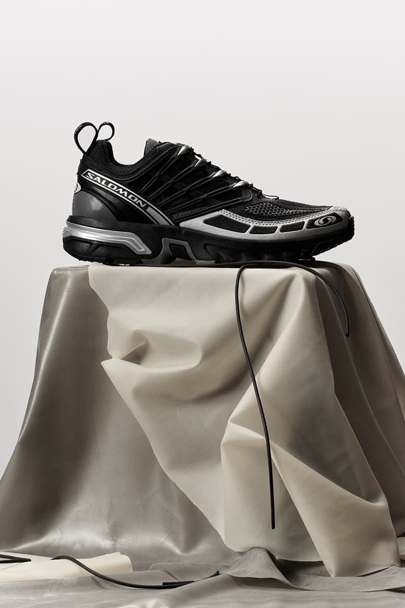 Dover Street Market Salomon ACS Pro Advanced Black Quiet Shade Metallic Silver Vanilla Ice Collaboration Sneakers Release Information