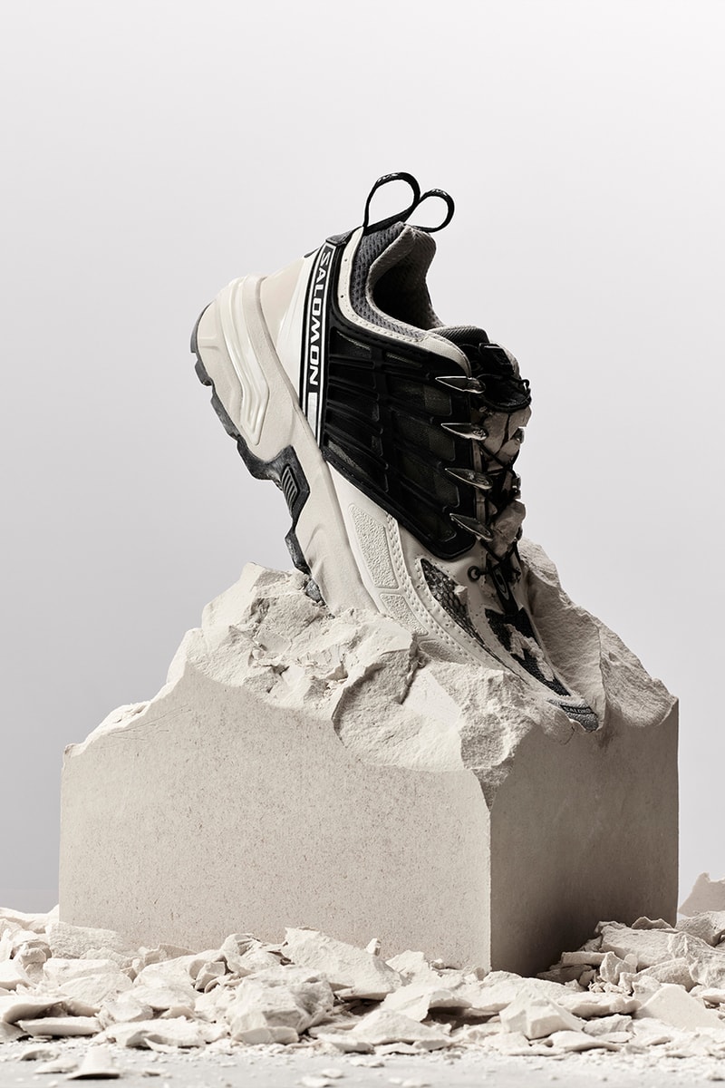 Dover Street Market Salomon ACS Pro Advanced Black Quiet Shade Metallic Silver Vanilla Ice Collaboration Sneakers Release Information