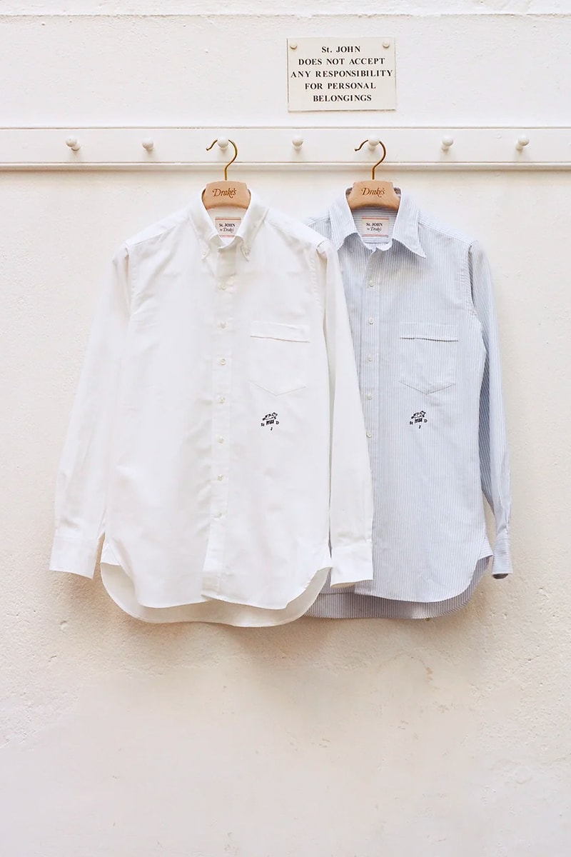 Drake's x St. JOHN Collaboration Collection Release Information Drops London UK Restaurant Food Fergus Henderson Trevor Gulliver
