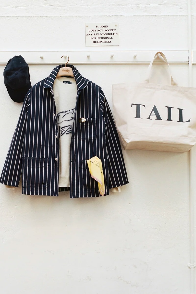 Drake's x St. JOHN Collaboration Collection Release Information Drops London UK Restaurant Food Fergus Henderson Trevor Gulliver