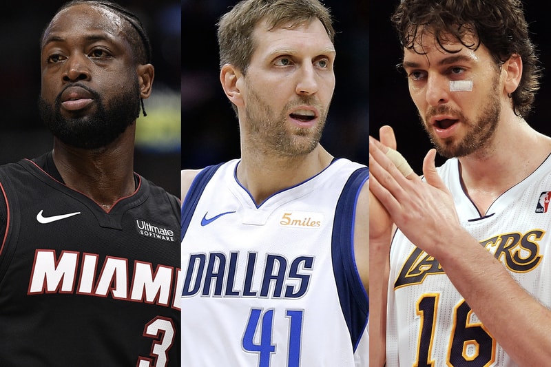 Dwyane Wade, Dirk Nowitzki, Pau Gasol and More Elected to Basketball Hall of Fame Class of 2023 gregg popovich tony parker miami heat dallas mavericks nba naismith basketball los angeles lakers becky hammon las vegas aces