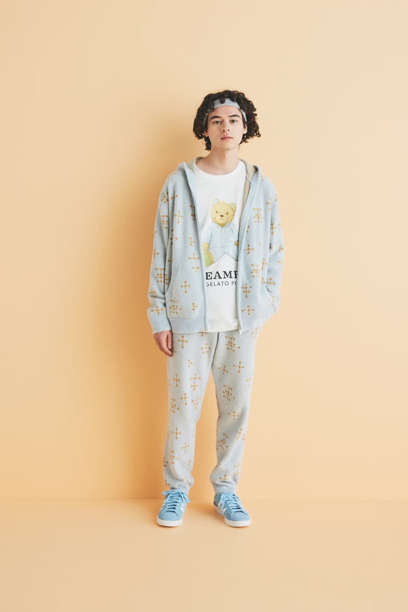 ray charles eames office gelato pique loungewear sleepwear collection house of cards dot pattern sweatshirt pants blanket t shirt fleece