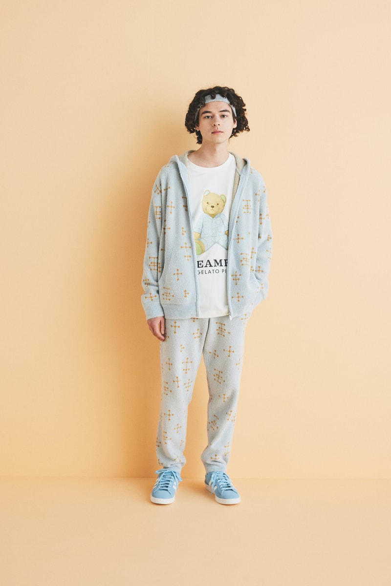 ray charles eames office gelato pique loungewear sleepwear collection house of cards dot pattern sweatshirt pants blanket t shirt fleece