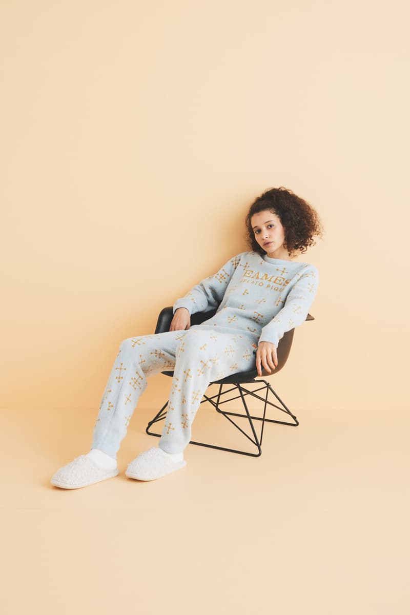 ray charles eames office gelato pique loungewear sleepwear collection house of cards dot pattern sweatshirt pants blanket t shirt fleece