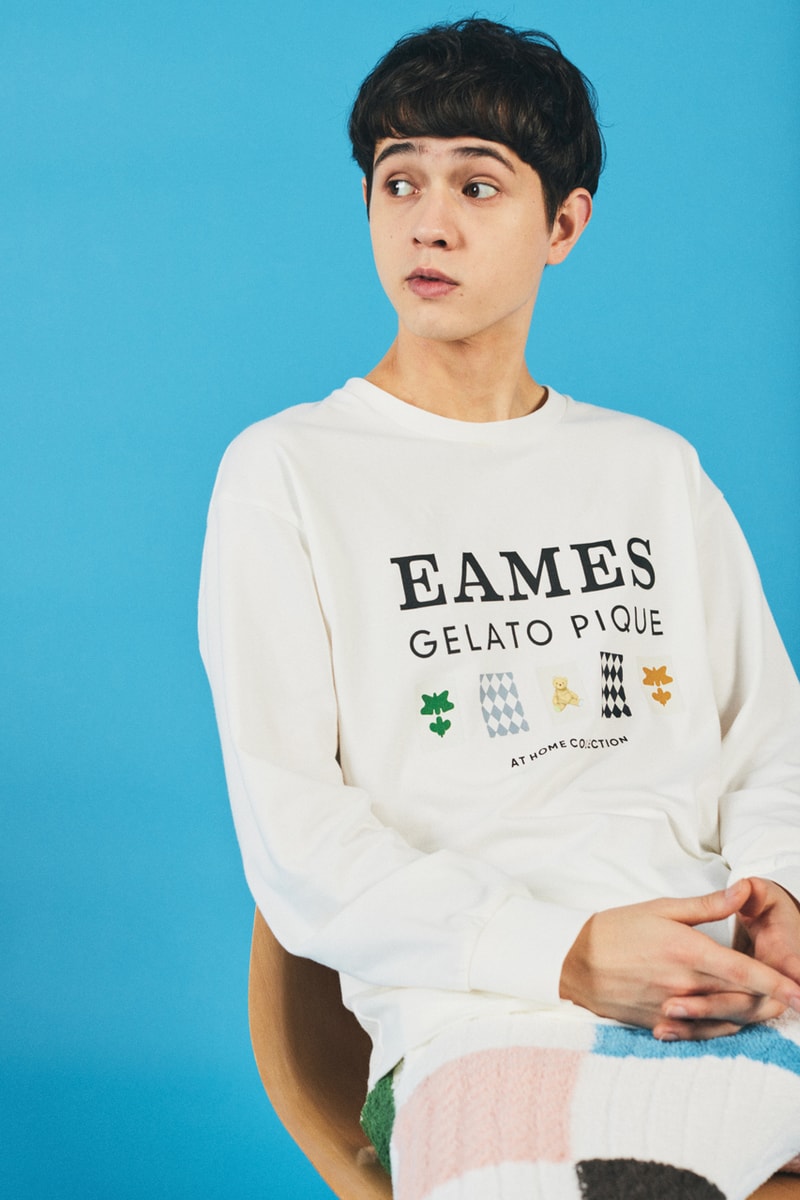 ray charles eames office gelato pique loungewear sleepwear collection house of cards dot pattern sweatshirt pants blanket t shirt fleece