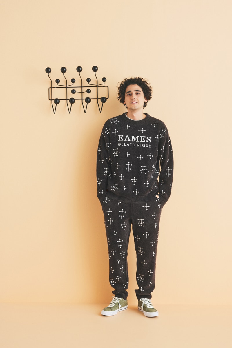 ray charles eames office gelato pique loungewear sleepwear collection house of cards dot pattern sweatshirt pants blanket t shirt fleece