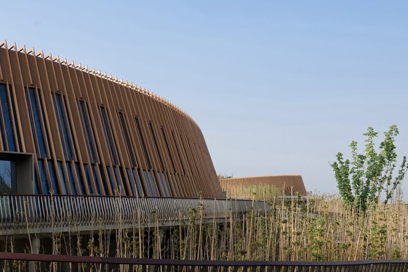 EID panda pavilion chengdu research center ring shaped china arch exiust atelier ping jiang opening news info
