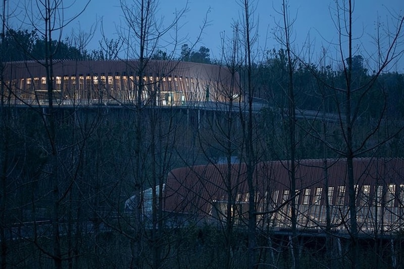 EID  panda pavilion chengdu research center ring shaped china arch exiust atelier ping jiang opening news info