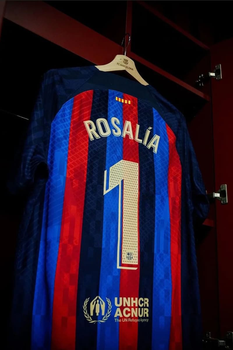 fc barcelona rosalia match kit clasico jersey motomami 