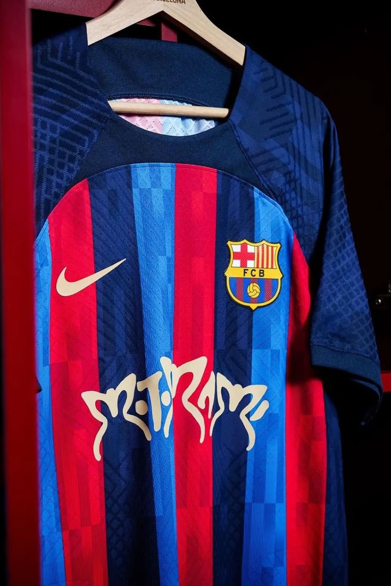 fc barcelona rosalia match kit clasico jersey motomami 