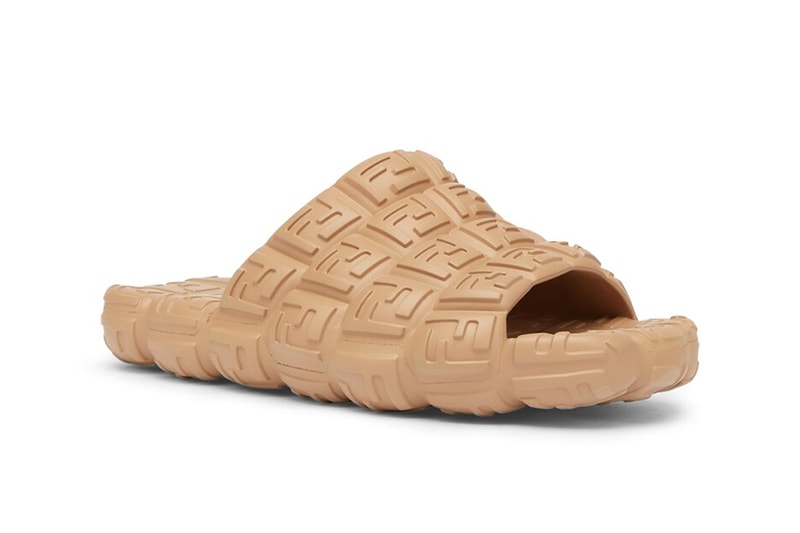 Fendi's New Slides Are Equivalent To Walking on Clouds beige orange black summer shoes luxury italian plastic adidas slides alternatives beach