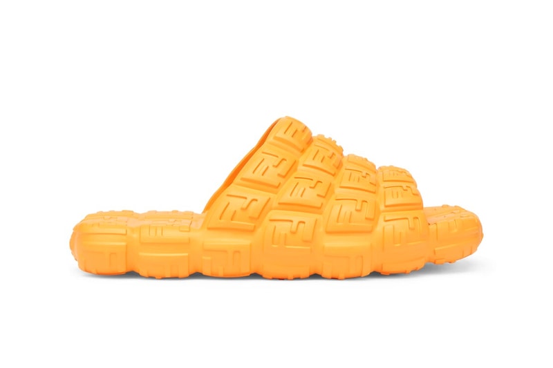 Fendi's New Slides Are Equivalent To Walking on Clouds beige orange black summer shoes luxury italian plastic adidas slides alternatives beach