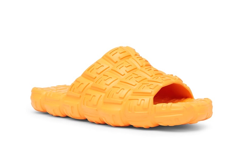Fendi's New Slides Are Equivalent To Walking on Clouds beige orange black summer shoes luxury italian plastic adidas slides alternatives beach