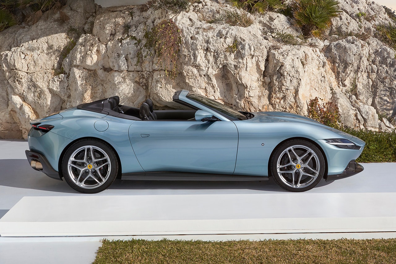Ferrari Roma Spider Convertible Italian GT Super Car Power Speed Performance First Look Revealed Price Date Drive