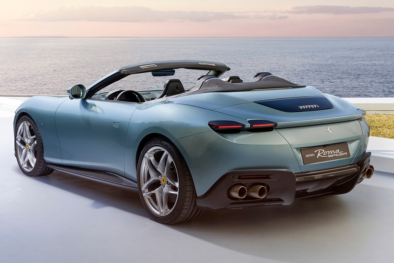 Ferrari Roma Spider Convertible Italian GT Super Car Power Speed Performance First Look Revealed Price Date Drive
