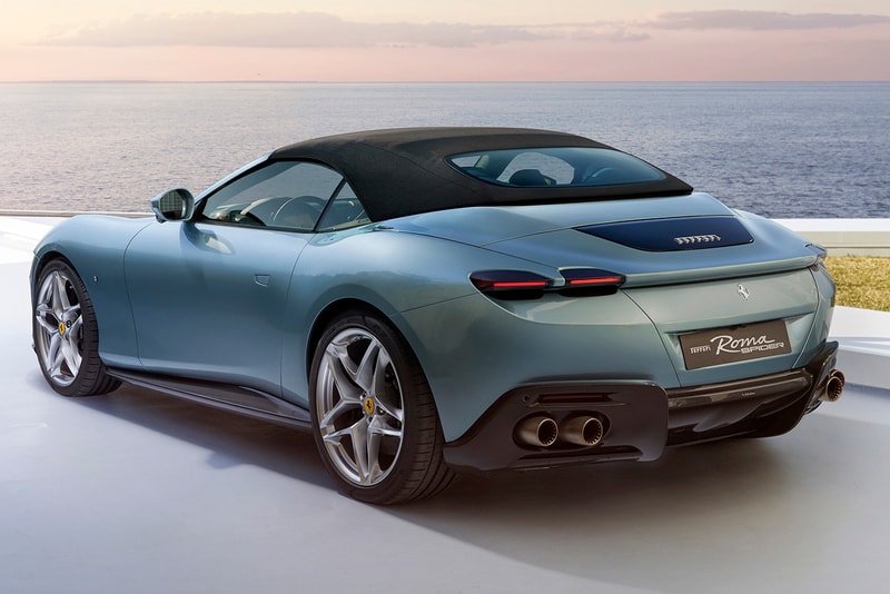 Ferrari Roma Spider Convertible Italian GT Super Car Power Speed Performance First Look Revealed Price Date Drive