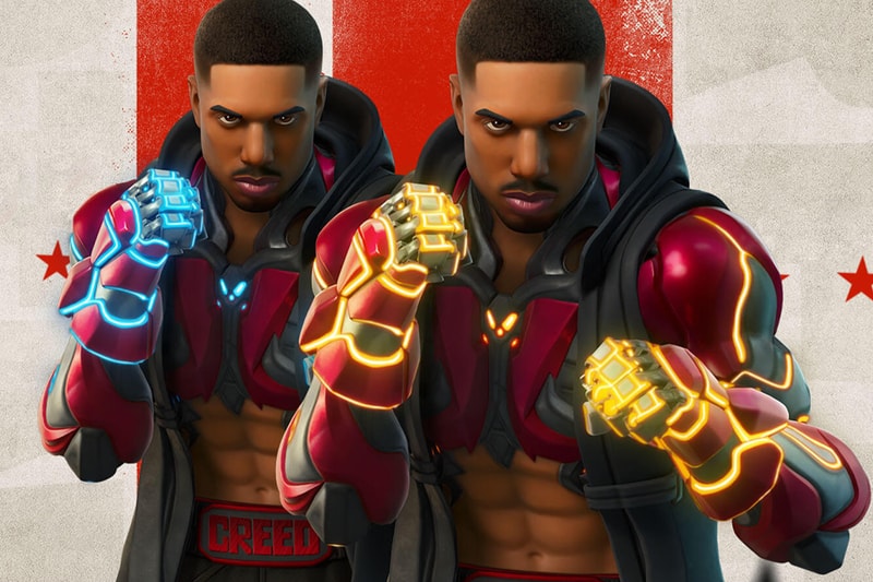 fortnite creed iii skins adonis creed bionic arms cyborg gaming game movie film michael b jordan anime