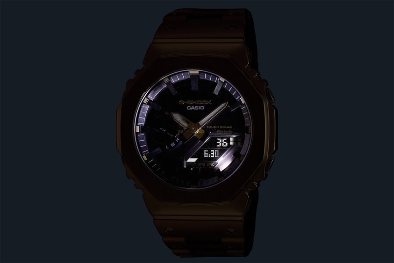g shock full gold metal 2100 GMB2100GD 9A watch timepiece 