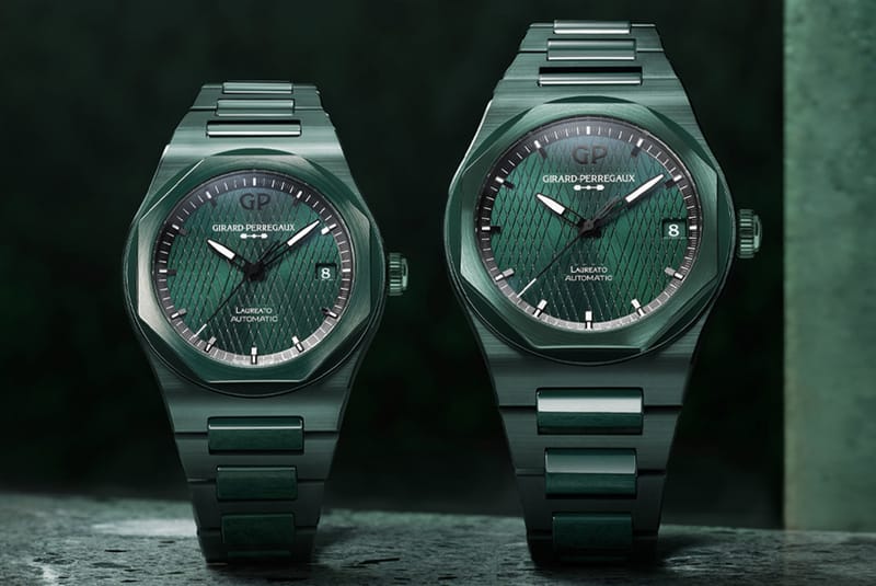 Girard-Perregaux and Aston Martin Unveils the Laureato in Green Ceramic
