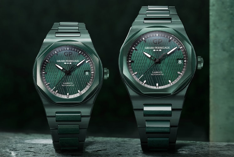 Girard-Perregaux and Aston Martin Unveils the Laureato in Green Ceramic